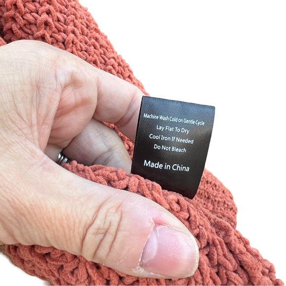 POL Oversized chunky sweater/ Rust color - Picture 5 of 5